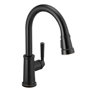 Westchester Single-Handle Pull-Down Sprayer Kitchen Faucet in Oil Rubbed Bronze