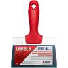 Level 5 6 in. Blue Steel Taping Knife with Plastic Handle 5-112