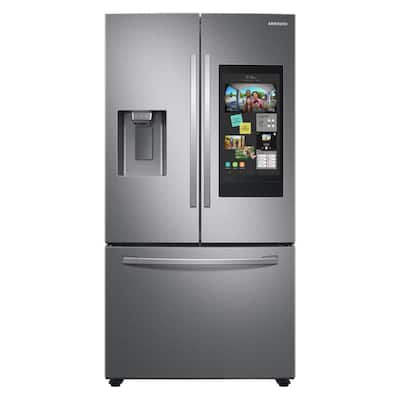 26.5 cu. ft. Family Hub French Door Smart Refrigerator in Fingerprint Resistant Stainless Steel