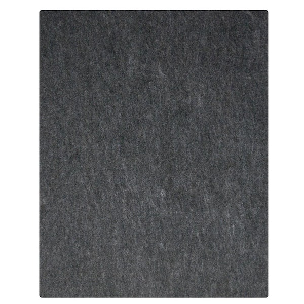 Armor All 7 ft. 4 in. W x 17 ft. L Charcoal Gray Commercial/Residential Polyester Garage Flooring Mat