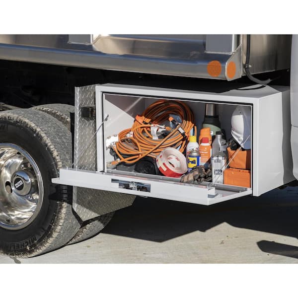 BUYERS PRODUCTS 18 in. x 18 in. x 36 in. White Steel