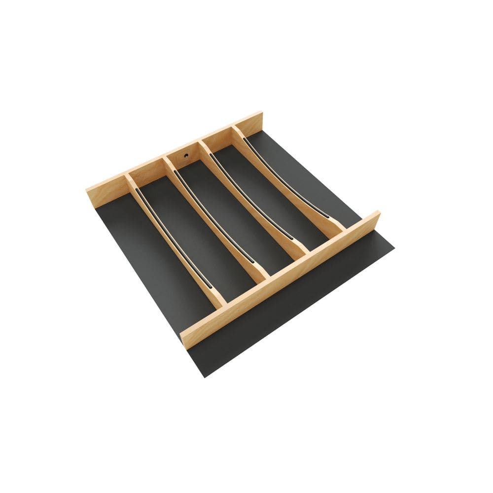 "Craftsman Collection 19-1/4"" X 19-1/2"" Solid Maple Utensil Drawer Insert w/ Black Accents" price history on PriceWatchPro