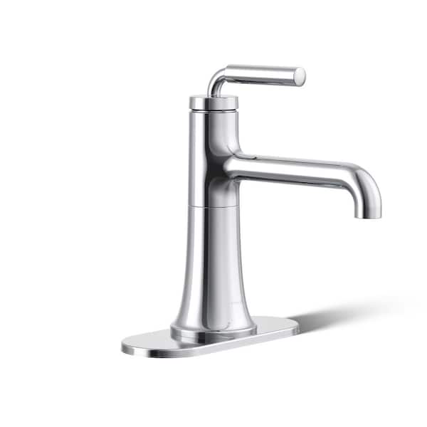KOHLER Tone Single Handle Single-Hole 1.2 GPM Bathroom Sink Faucet in Polished Chrome