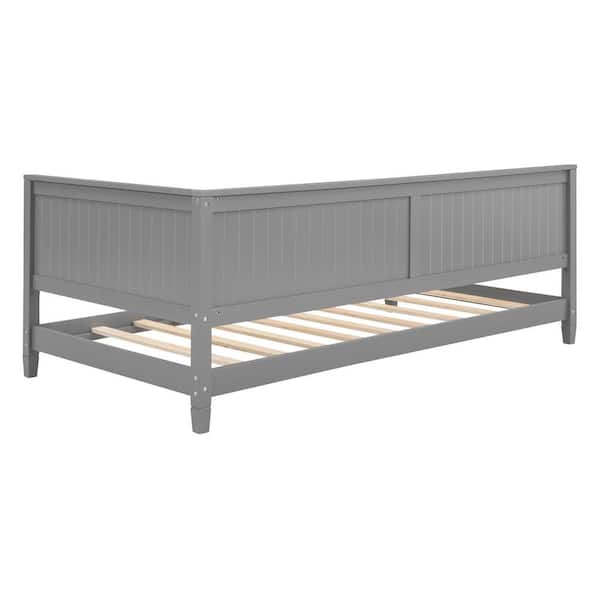 Harper & Bright Designs Gray Wood Frame Twin Size Daybed