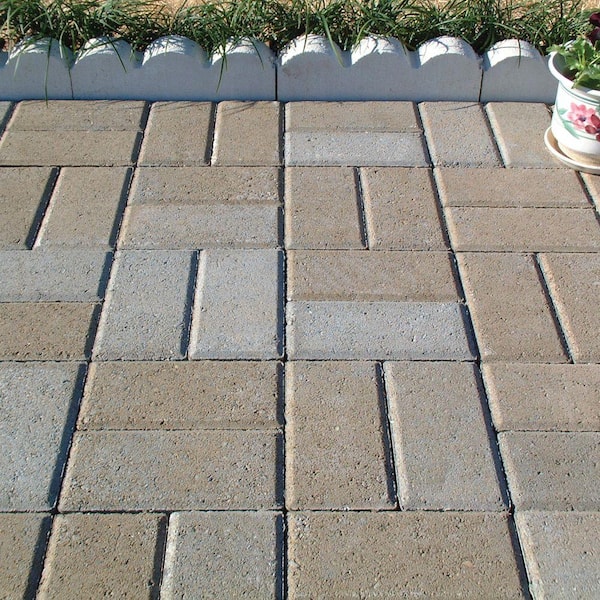 Holland 45 mm 7.87 in. L x 3.94 in. W x 1.77 in. H Rivertown Blend Concrete Paver (672-Piece/145 sq. ft. /Pallet)
