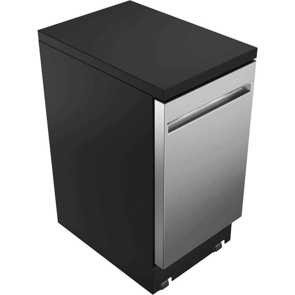 18" Stainless Steel Smart Portable Dishwasher with Sanitize Cycle