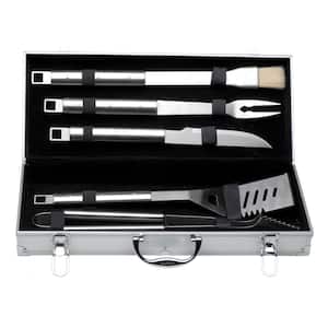 Cubo Essentials 6-Pieces Stainless Steel BBQ Set with Case
