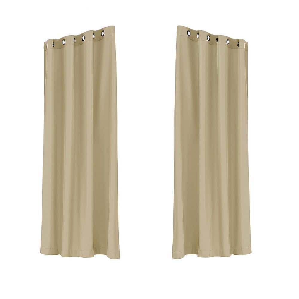 "54""x84"" Oxford Fabric Outdoor Curtains 4 Panels - Waterproof Windproof Privacy Drapes for Patio, Porch, Gazebo, Pergola" price history on PriceWatchPro