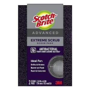 4.4 in. x 2.5 in. Extreme Scrub Scour Pad (2-Pack)