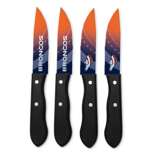 sportsvault NFL Denver Broncos Steak Knives (4-Pack)