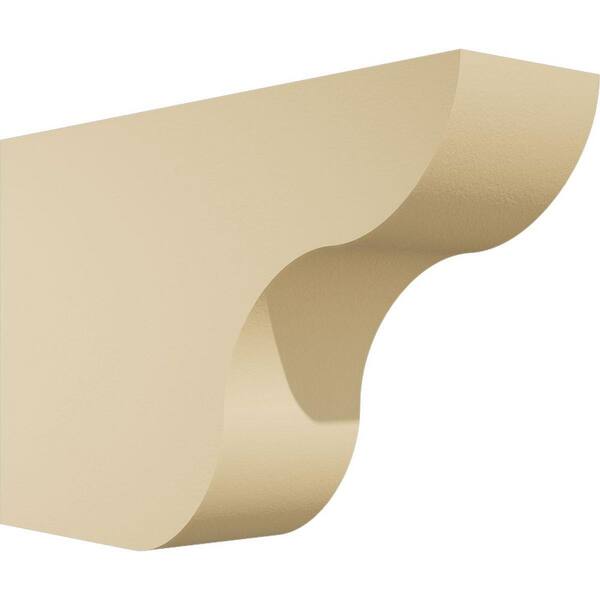 Ekena Millwork Standard Carmel 4 in. W x 10 in. H x 16 in. D Signature Urethane Rafter Tail Outlooker
