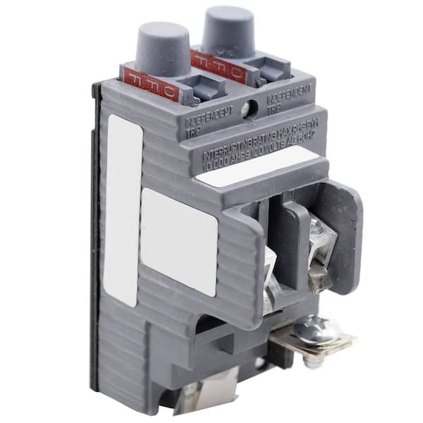 Pushmatic New Pushmatic 15 Amp/15 Amp 1-1/2 in. 1-Pole Replacement Circuit Breaker