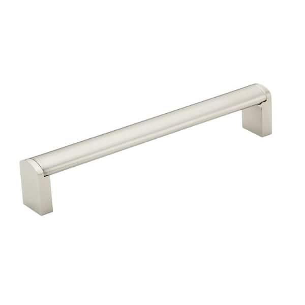 Richelieu Hardware Hamilton Collection 6 5/16 in. (160 mm) Brushed Nickel Modern Cabinet Bar Pull