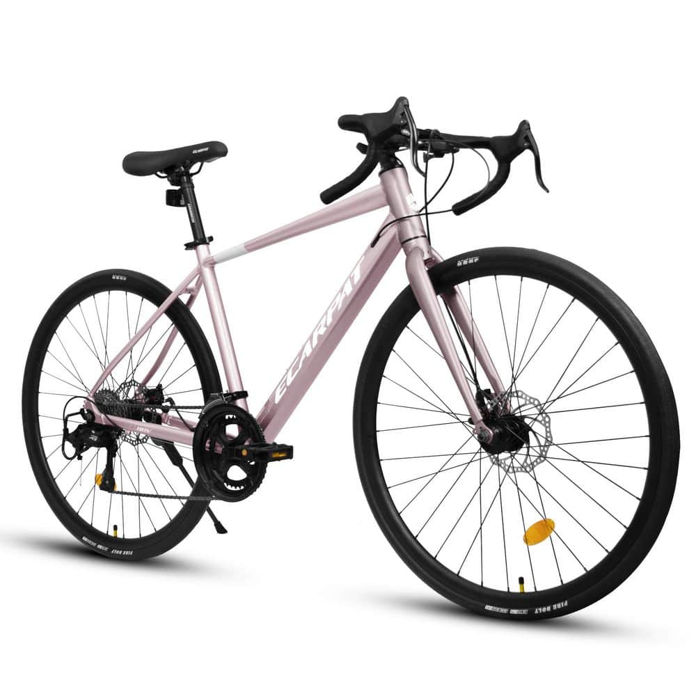 700C Road Bike, 16-Speed Outdoor Bike Disc Brakes, Light Weight Aluminum Fr