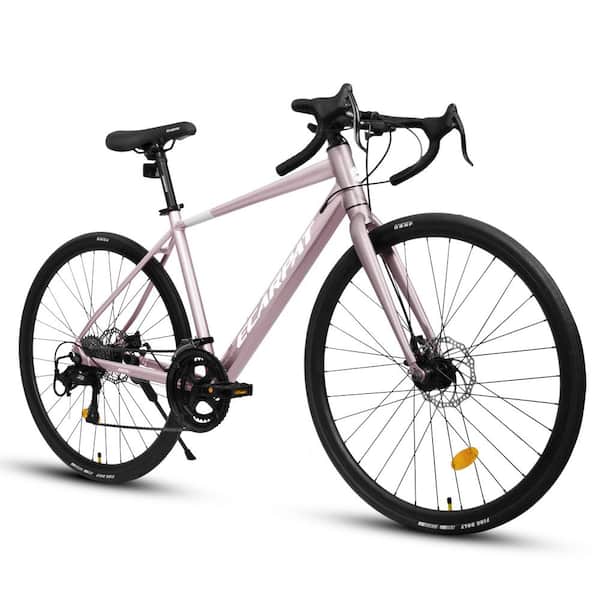 AFAIF 700C Road Bike, 16-Speed Outdoor Bike Disc Brakes, Light Weight Aluminum Frame, Racing Bike City Commuting Road Bicycle