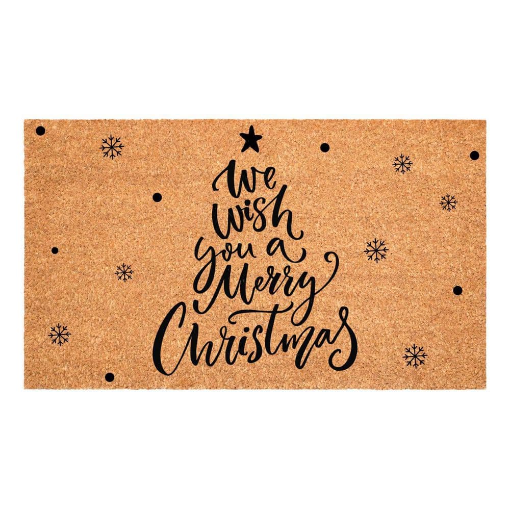Multi-Colored 36 in. x 24 in. Coir Outdoor Door Mat price history on PriceWatchPro