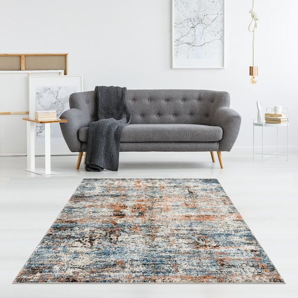Amelia Multi 5 ft. x 7 ft. Abstract Area Rug