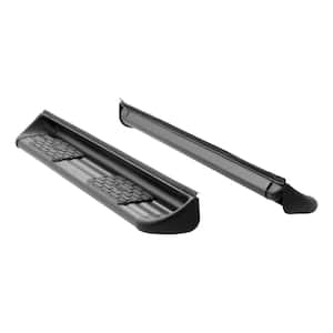 Black Stainless Truck Side Entry Steps, Select Chevrolet Silverado, GMC Sierra 1500, 2500, 3500, Classic, HD Crew Cab