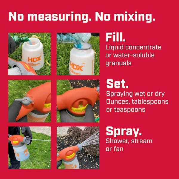 HDX Wet and Dry Multi-Purpose Hose End Sprayer G6020 - The Home Depot