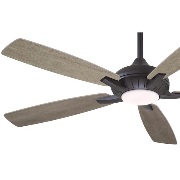 MINKA-AIRE Dyno XL 60 in. Integrated LED Indoor Coal Smart Ceiling