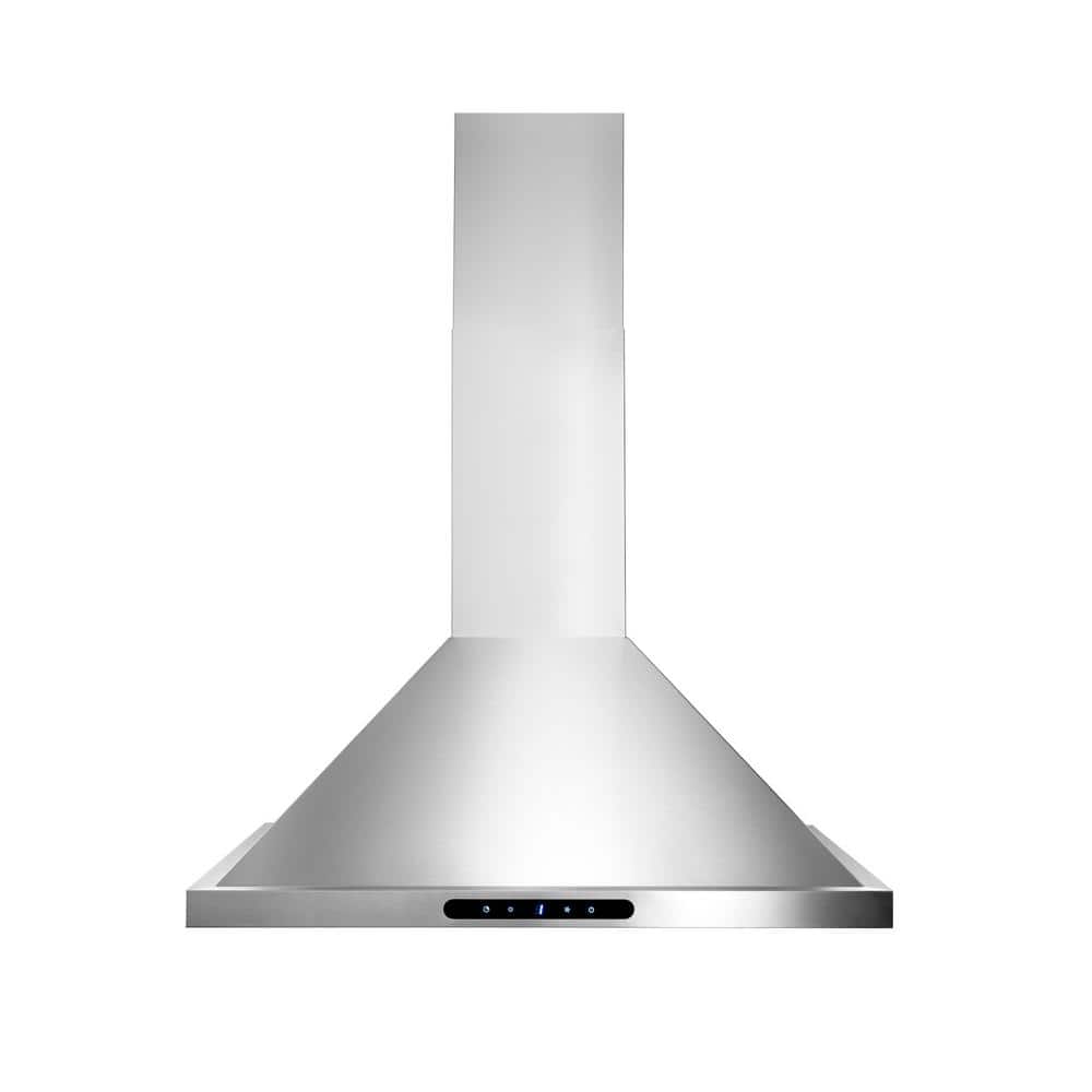 30-Inch Stainless Steel Wall-Mount Convertible Range Hood