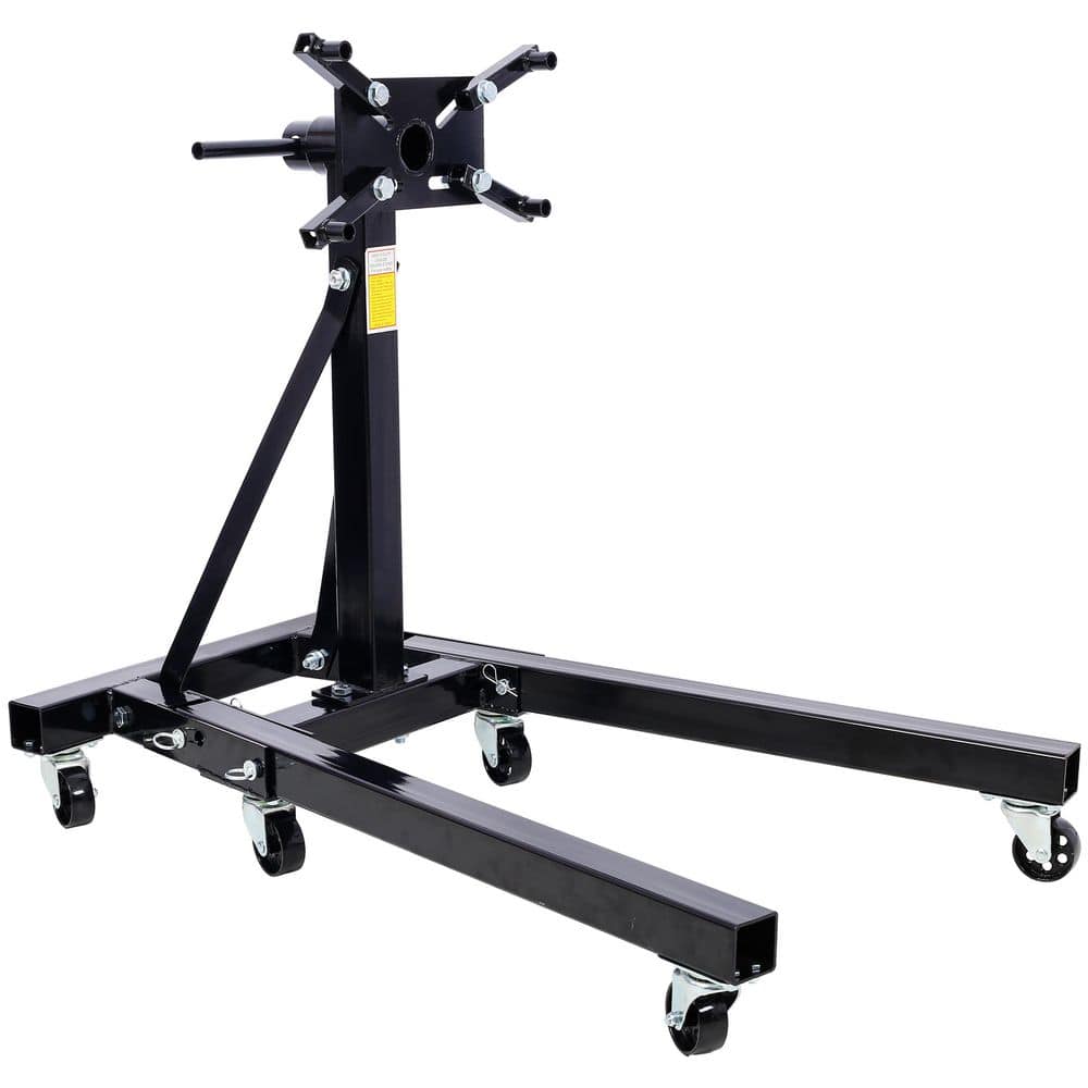 2000 lbs. Capacity Folding Engine Stand Hand Truck with 360° Rotating Head, Black price history on PriceWatchPro