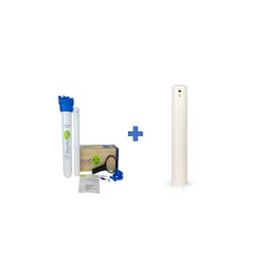 Home Whole House Salt-Free Eco-Friendly Water Softener/Conditioner System and Cartridge Bundle