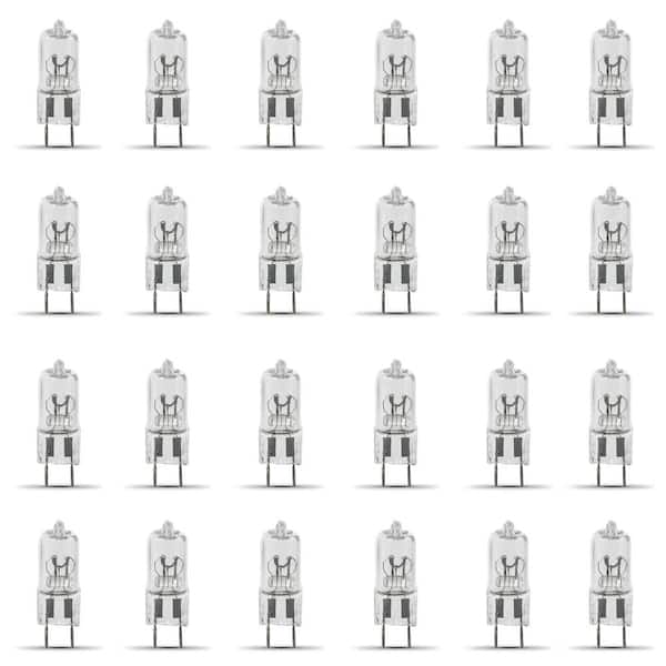 20-Watt Bright White (2700K) T4 G8 Bi-Pin Base Dimmable Halogen Light Bulb (24-Pack)