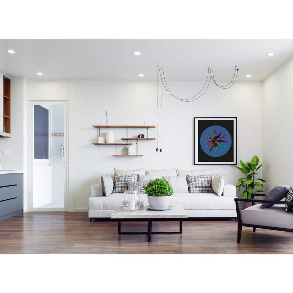 Black 4'' LED Dimmable Recessed Lighting Kit