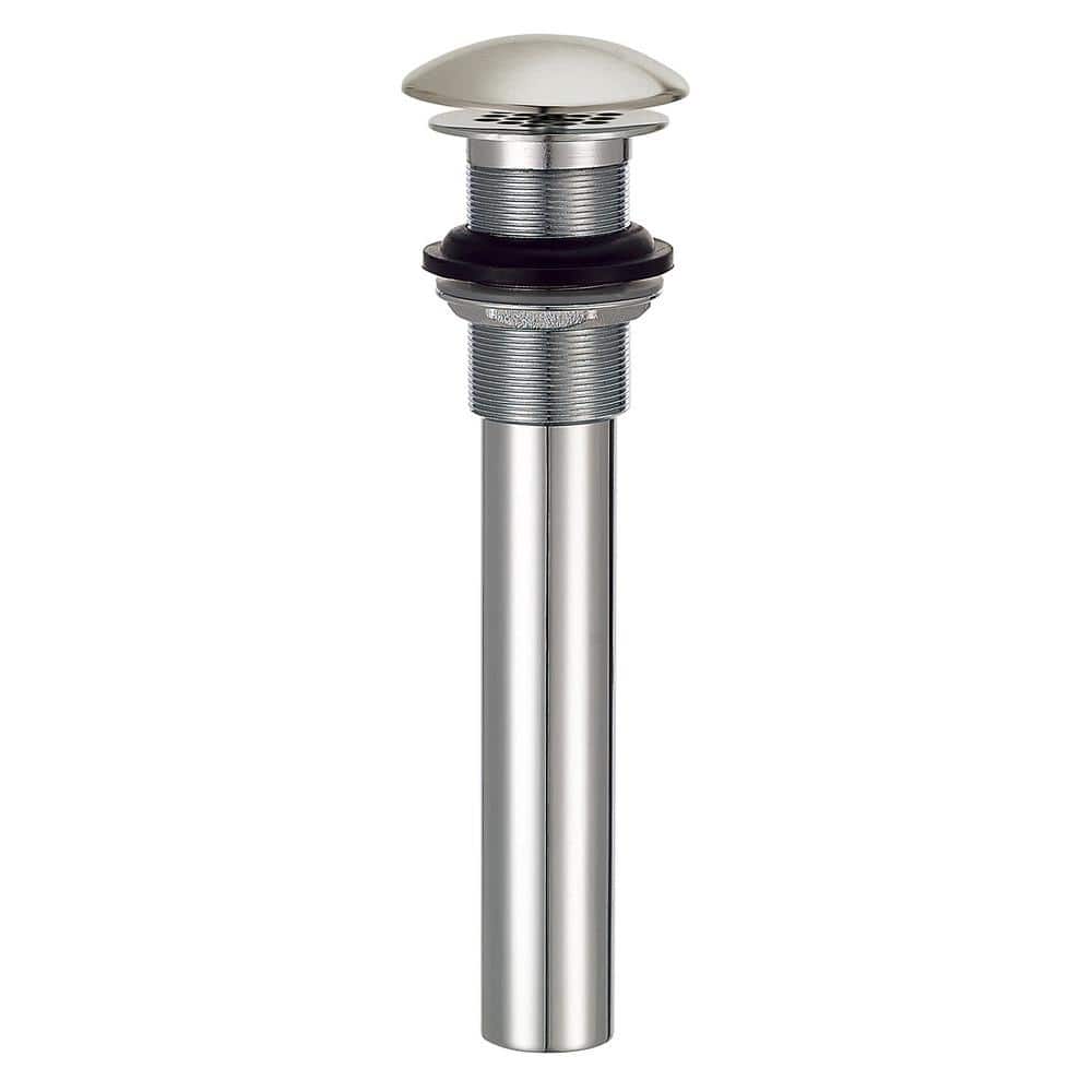 1-1/4 in., Grid Bathroom Sink Drain without Overflow in Brushed Nickel price history on PriceWatchPro