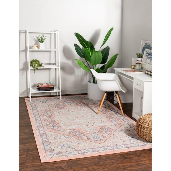 Whitney Milano Powder Pink 7 ft. 10 in. x 10 ft. Area Rug
