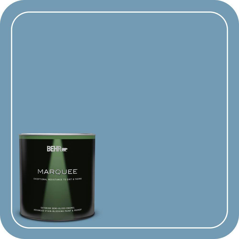 1 qt. #560D-5 Ocean View Semi-Gloss Enamel Exterior Paint & Primer price history on PriceWatchPro