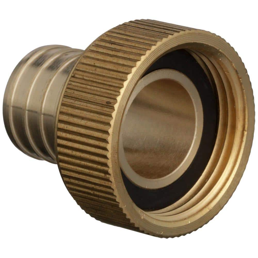 UPC 084169016690 product image for Brass Swivel Adapter - 1 in. Barb x 1 in. FPT Brass Swivel Nut | upcitemdb.com