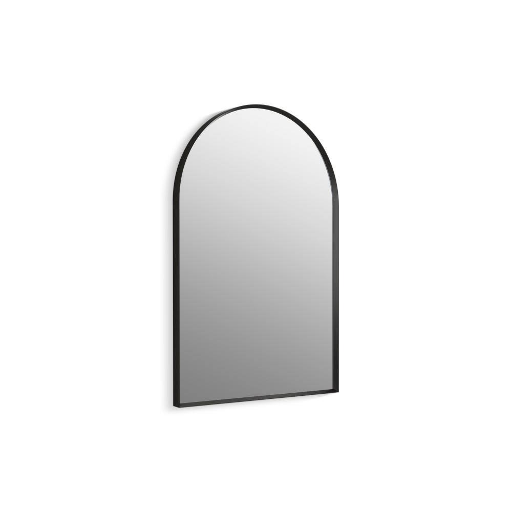 Essential 24 in. X 36 in. Arch Framed Mirror in Matte Black price history on PriceWatchPro