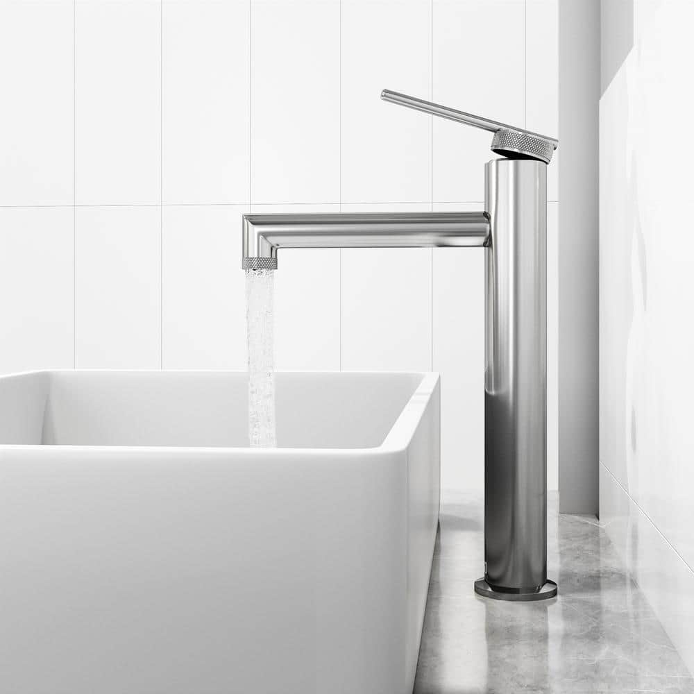 Sterling Chrome Single-Handle Bathroom Vessel Sink Faucet