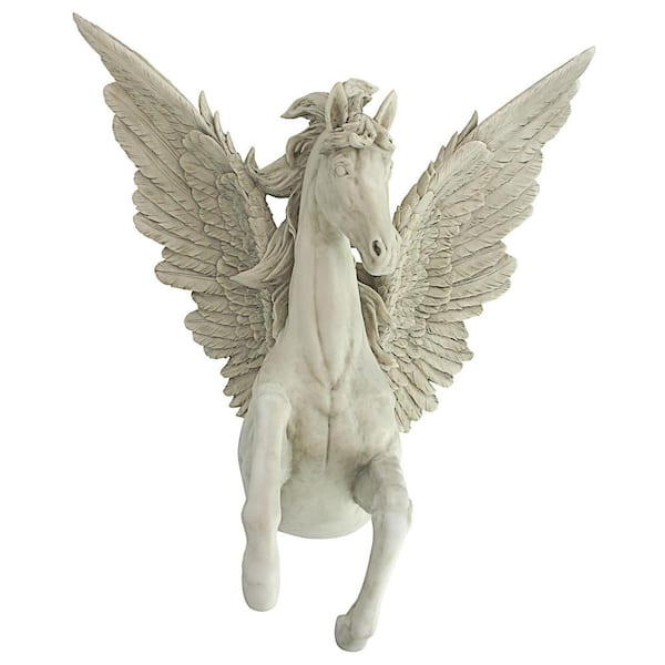 Design Toscano 22 in. x 20 in. Divine Pegasus Winged Stallion Wall Sculpture