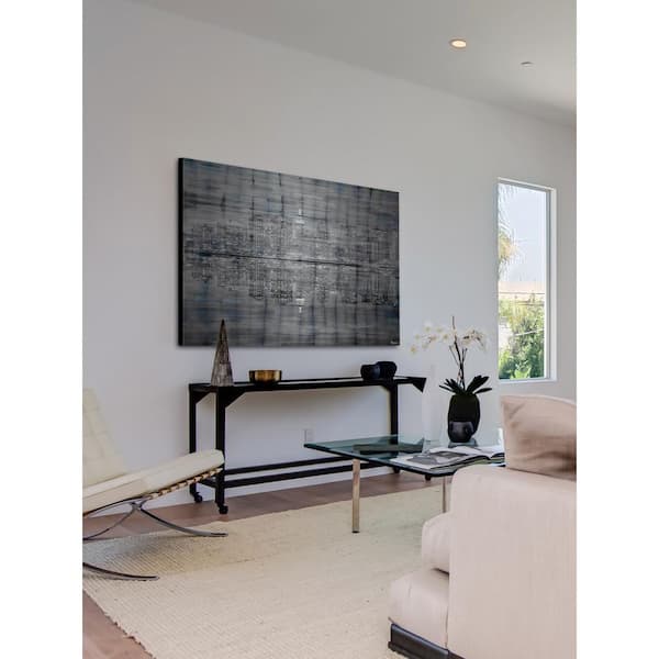 Unbranded 12 in. H x 18 in. W "Night Lights" by Parvez Taj Printed Brushed Aluminum Wall Art