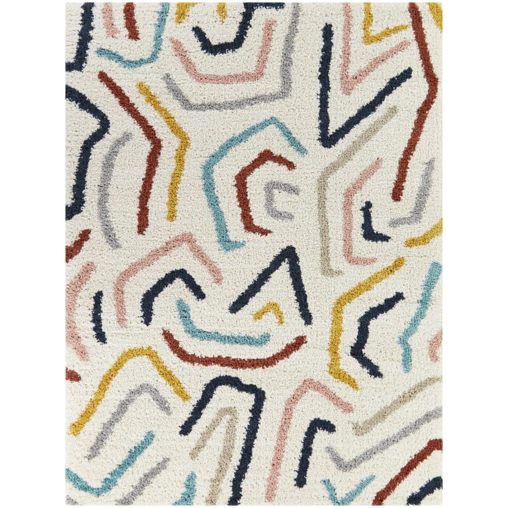 BALTA Seymour Multicolor 3 ft. 11 in. x 5 ft. 7 in. Abstract Area Rug