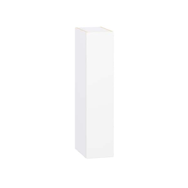 Timberline 9 in. W x 14 in. D x 40 in. H Assembled Slab Wall Kitchen Cabinet in Bright White