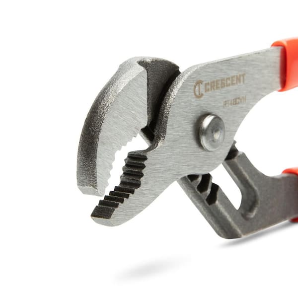 8 in. V-Jaw Tongue and Groove Pliers with Dipped Handle