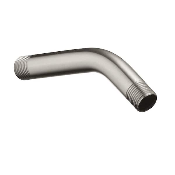 Delta 5.75 in. Angled Shower Arm, Lumicoat Stainless