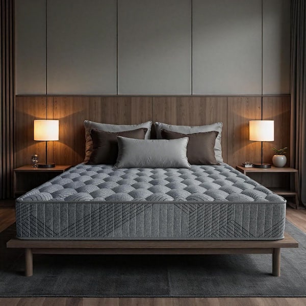 Babo Care Innerspring Series Twin Medium Comfortable Gel Memory Foam 12 in. Bed-in-a-Box Mattress