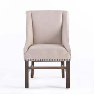 James Natural Fabric Dining Chair