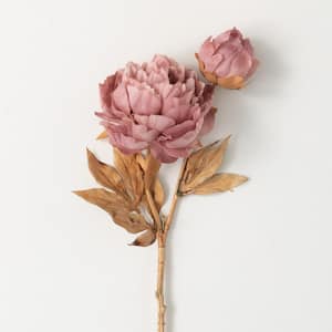 22 " Artificial Blush Pink Blooming Peonies