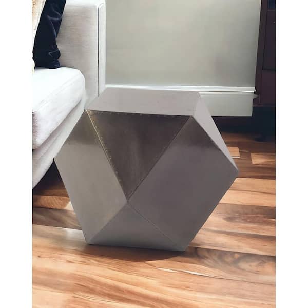 HomeRoots 26 in. Black Square Other End Table