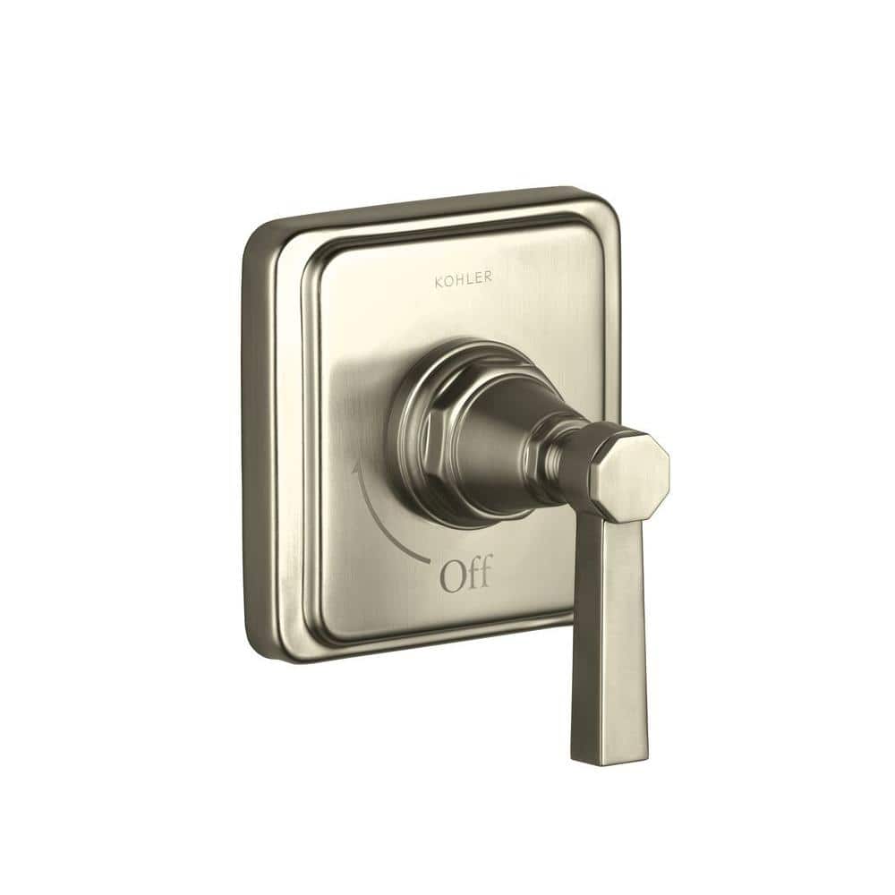 KOHLER Pinstripe 1-Handle Valve Handle in Vibrant Brushed Nickel (Valve Not Included)