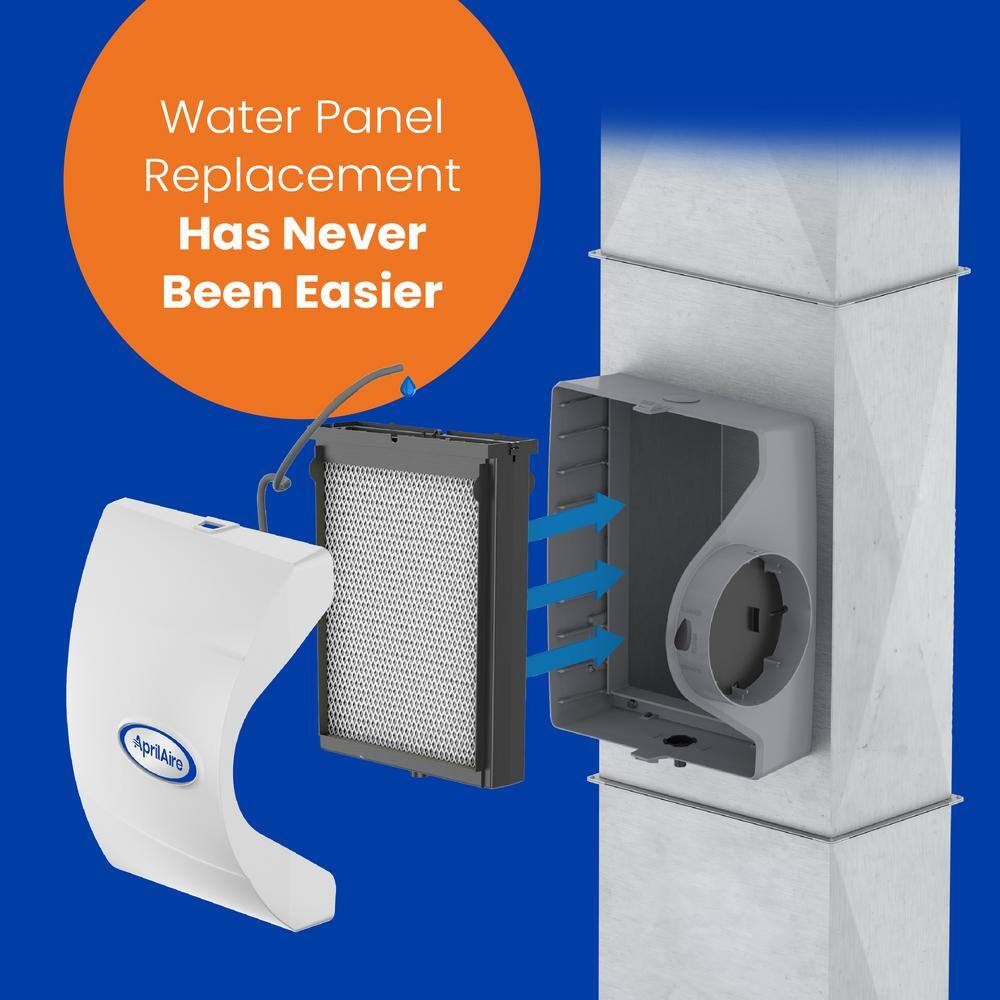 10.7 in. Black and White Humidifier Replacement Water Panel Kit