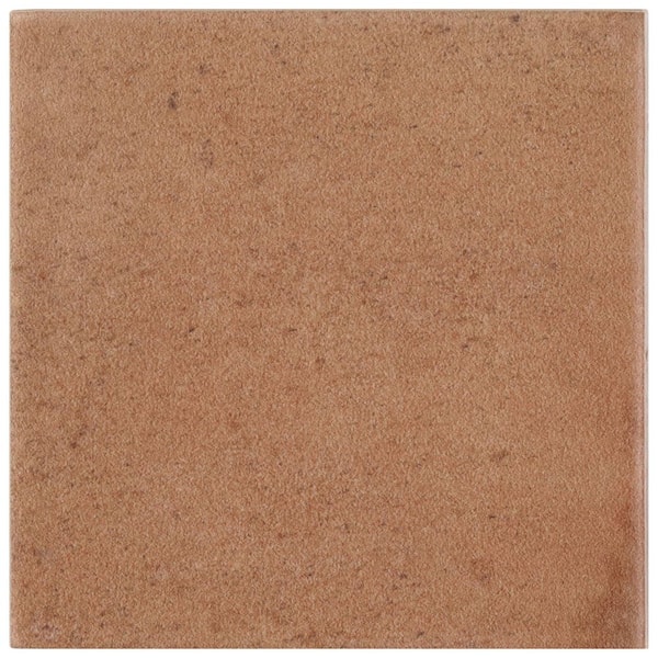 Ivy Hill Tile Casablanca Terracotta 3.39 in. x 0.39 in. Square Matte Porcelain Floor and Wall Tile Sample