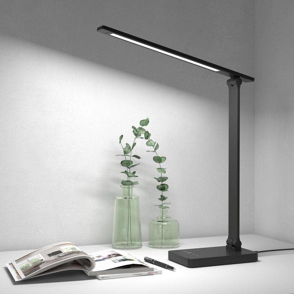 Lepro 15.1 in. Dimmable LED Desk Lamp with Touch Control & Eye Caring ...