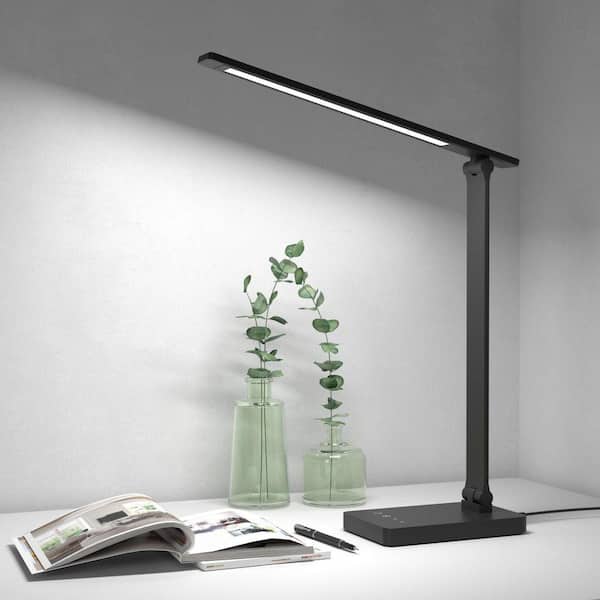 15.1 in. Dimmable LED Desk Lamp with Touch Control & Eye Caring with 5 Color Modes For Reading, Sewing, Working
